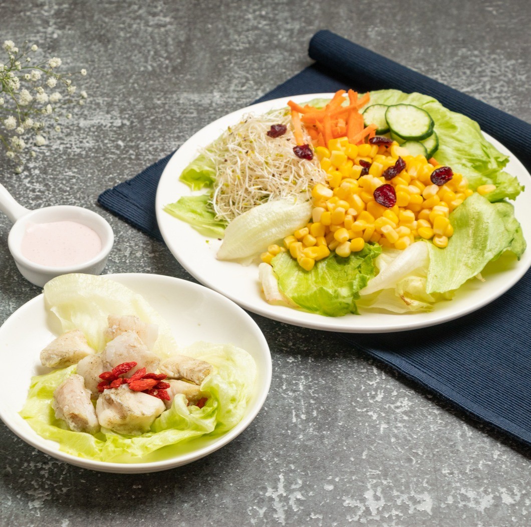 骰子鱷沙拉 Diced crocodile meat cubes salad