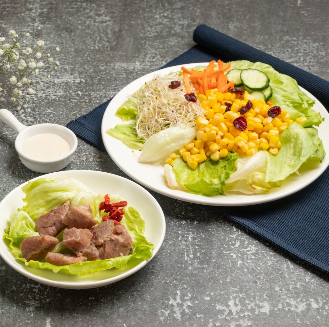 骰子牛沙拉 Diced beef cubes salad