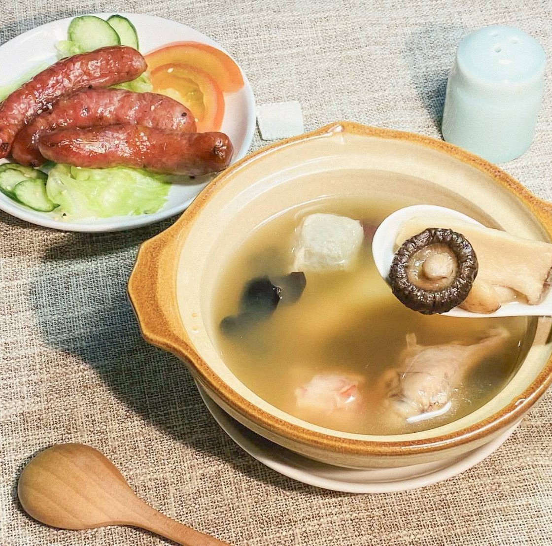 年貨禮盒 寶菇龍鳳盅+鱷魚香腸