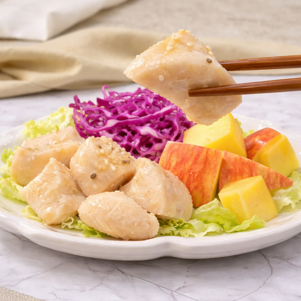 舒肥骰子鱷沙拉